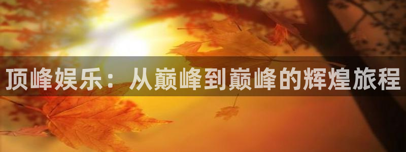 z6com(尊龙)人生就是搏股份有限公司：顶峰娱乐：从巅峰到巅峰的辉煌旅程
