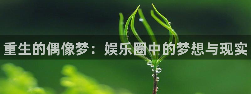 尊龙凯时人生就是搏免费观看：重生的偶像梦：娱乐圈中的梦想与现实